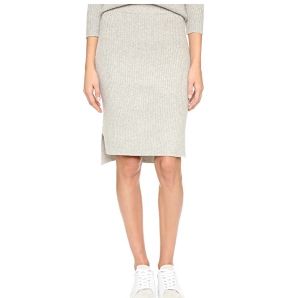 Madewell 100% merino wool skirt.